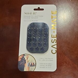 Case-Mate Magnetic Suction Phone Mount - Blue